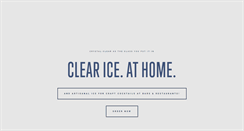 Desktop Screenshot of clearlyfrozen.com